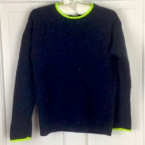 J. Crew Crewcuts Speckled Blue Wool Blend Sweater Kids Size 8